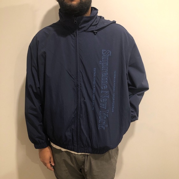 Supreme Navy track jacket - Picture 2 of 5